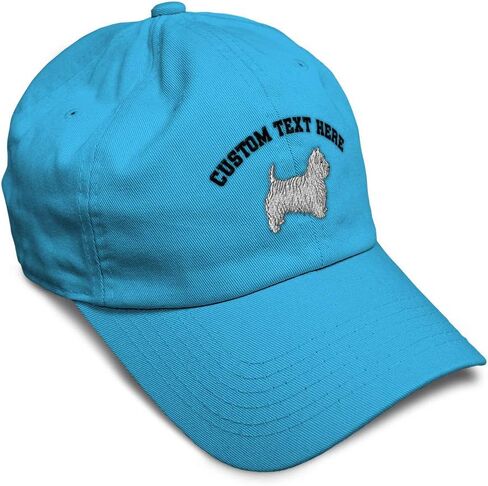 Soft Baseball Cap West Highland White Terrier Dog Dogs Breed Cotton Sideview Dad Hats for Men & Women in Saudi Arabia