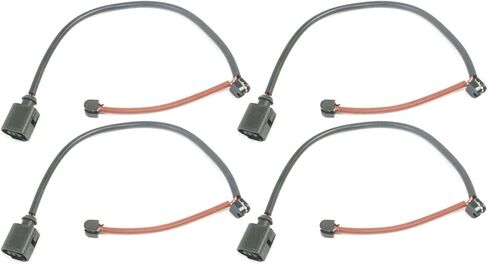 Set of 4 Brake Pad Sensors Front for Audi for Q7 2007-2015 2017,for Porsche for Cayenne 2003-2006 2008-2010,for VW for Touareg 2004-2017 Assembly in Saudi Arabia