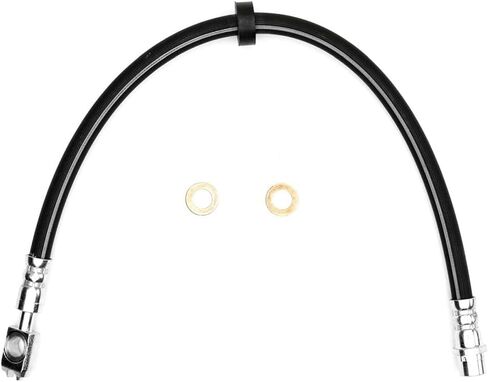 Dynamic Friction Company Front Brake Line Hose 350-74015 For 1998-2010 Volkswagen Beetle, 1999-2005 Volkswagen Jetta, 1999-2010 Volkswagen Golf, 2008-2009 Volkswagen Golf City, 2008-2009 Volkswagen in Saudi Arabia