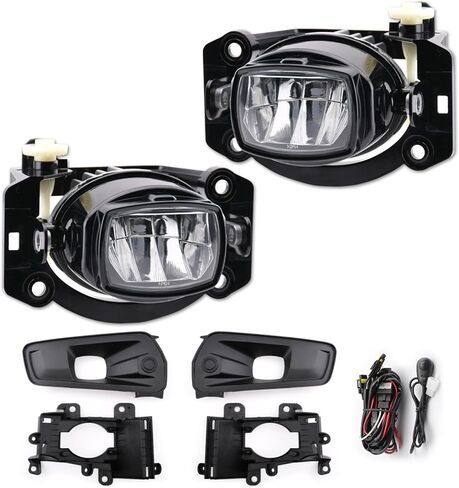 Fog Light Assemblies For F150 2009-2014 Ford, Upgrade Replacement Fog Lamp Assembly Kit, 200% Brighter than Original Assembly, 3000K Yellow IP67 DC 12V 2Pcs, FL3Z-15200-A in Kuwait