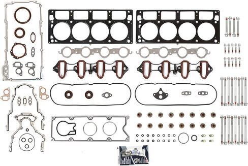 MA-4216923959 Full Gasket Set Head Bolts Compatible With/For 01-03 GMC Hummer Chevrolet Cadillac 6.0 N U in Saudi Arabia