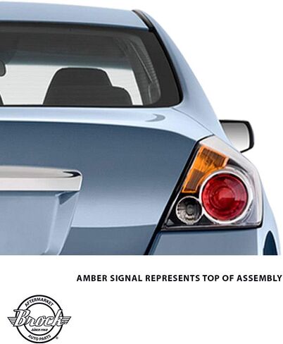 Brock Replacement Passengers Taillight Tail Lamp Lens Compatible with 07-12 Altima Sedan 26550ZN50A in Saudi Arabia