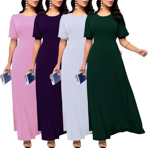 ثياب Maxi sperlucky للنساء أنيقة طويلة فستان طويل الأكمام in Kuwait