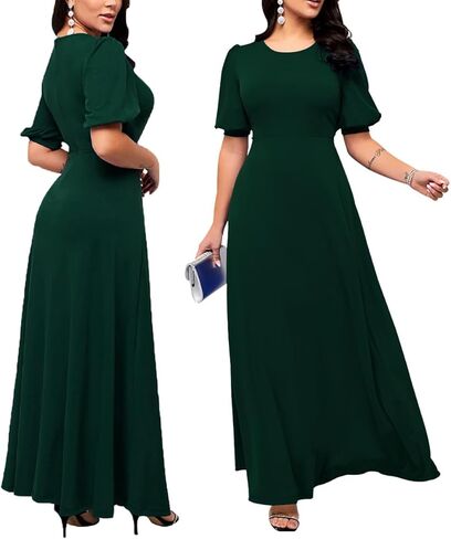 ثياب Maxi sperlucky للنساء أنيقة طويلة فستان طويل الأكمام in Kuwait