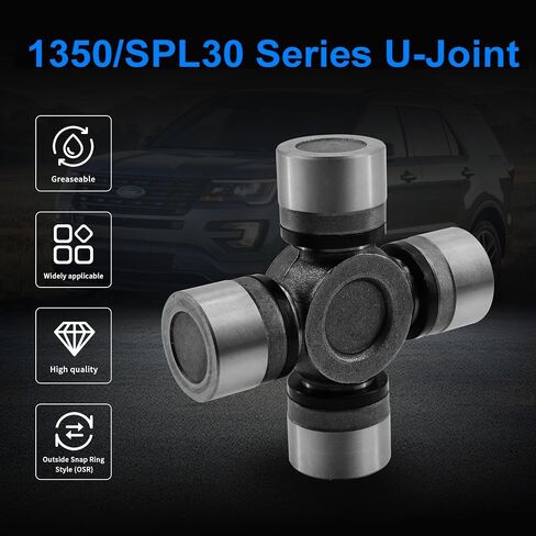 5-1350x مفصل عالمي لسلسلة 1350/SPL30 غير قابلة للوقت ، قطر غطاء U 1.188 "× الطول 3.625" ، نمط OSR مع حلقة SNAP in Saudi Arabia