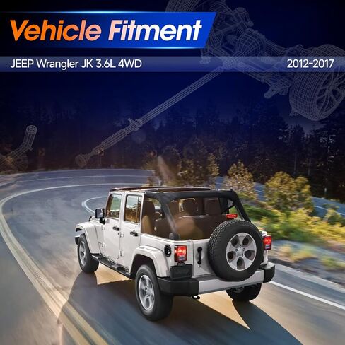 عمود الدافع الأمامي عمود عمود عمود عمود عمود دوري FIRJEEP WRANGLER JK 2012-2017 3.6L 4WD ، OE 52123551AA ، 52123909AA in Saudi Arabia
