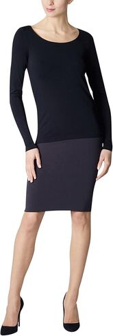 Wolford Luxe Pullover للنساء سلس ميكرومودال رفقة على نطاق واسع مع التصميم البسيط المؤنث in Saudi Arabia