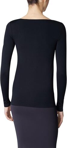 Wolford Luxe Pullover للنساء سلس ميكرومودال رفقة على نطاق واسع مع التصميم البسيط المؤنث in Saudi Arabia