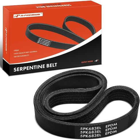 A-Premium Stretch Fit Serpentine Drive Belt متوافق مع Ford Focus 2012 2013 2014 2.0L in Saudi Arabia