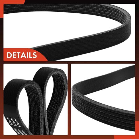 A-Premium Stretch Fit Serpentine Drive Belt متوافق مع Ford Focus 2012 2013 2014 2.0L in Saudi Arabia