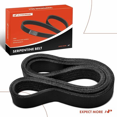 A-Premium Stretch Fit Serpentine Drive Belt متوافق مع Ford Focus 2012 2013 2014 2.0L in Saudi Arabia
