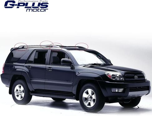 G-Plus Roof Rack Bar Rail Cover Cover Caper متوافق مع 2003-2009 Toyota 4Runner ، Roof Rail Rack 4pcs (Black) in Saudi Arabia