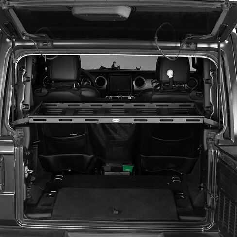 Hooke Road 2 Doors Wrangler JL Rear Cargo Carrier Luggage Management Storage for 2018-2025 Jeep Wrangler JL 2-Door Hard Top - Rear Truk Cargo Rack in Saudi Arabia