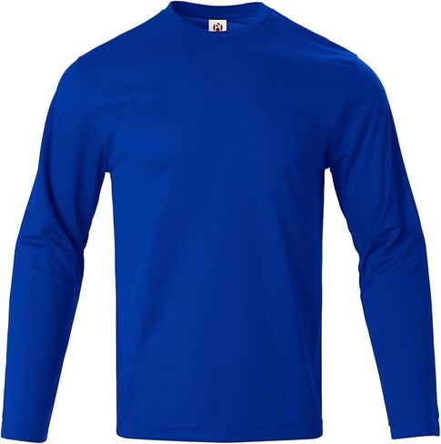 TanBridge Men's T-Shirts Long Sleeve Workout Shirt for Men Sun Protection Athletic Shirts 3-5 Pack in Kuwait