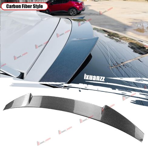 Rear Roof Spoiler for BMW X6 F16 2015-2019,ABS Material Rear Spoiler Wing Rear Trunk Lip, Glossy Black Style in Kuwait