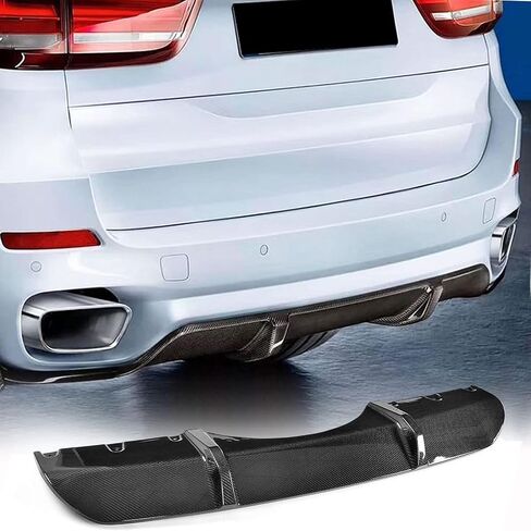 McArcar Kit الألياف الكربونية الناشر الخلفي لـ BMW X5 F15 XDrive35i XDrive50i M Sport SUV 2014-2018 مصنع أوف موفقات الشفاه المفسد in Saudi Arabia