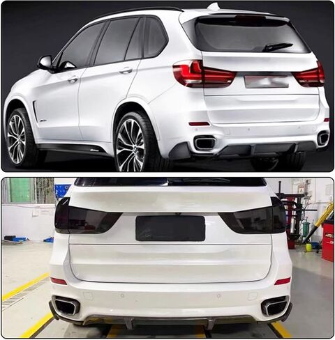 McArcar Kit الألياف الكربونية الناشر الخلفي لـ BMW X5 F15 XDrive35i XDrive50i M Sport SUV 2014-2018 مصنع أوف موفقات الشفاه المفسد in Saudi Arabia