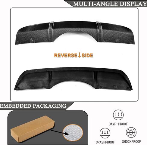 McArcar Kit الألياف الكربونية الناشر الخلفي لـ BMW X5 F15 XDrive35i XDrive50i M Sport SUV 2014-2018 مصنع أوف موفقات الشفاه المفسد in Saudi Arabia