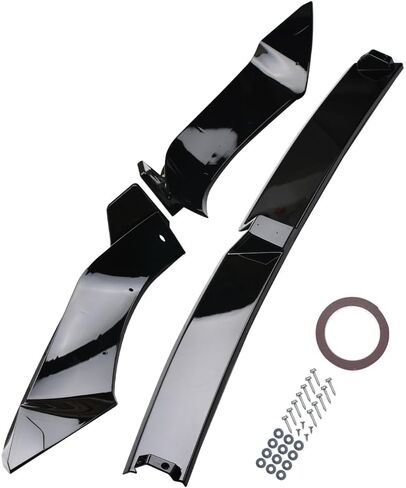 Front Bumper Lip Spoiler Fit for BMW X5 G05 M Sport 2024-2025 LCI MP Style Front Air Dam Chin Splitter Glossy Black ABS Material in Kuwait