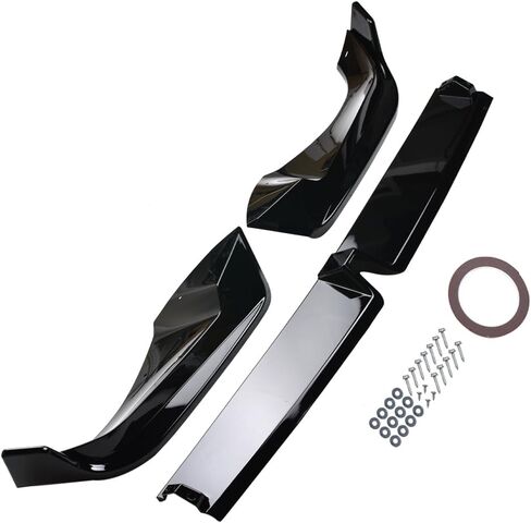 Front Bumper Lip Spoiler Fit for BMW X5 G05 M Sport 2024-2025 LCI MP Style Front Air Dam Chin Splitter Glossy Black ABS Material in Kuwait