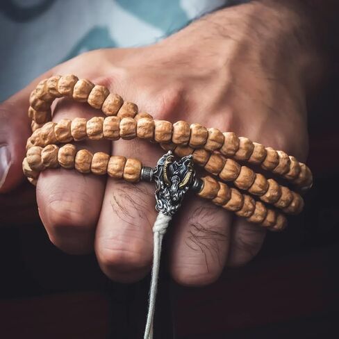 Coppertist.wu Dragon سوار ثنائي الاتجاه للخرز القابل للتكديس أساور كرة متعددة الطبقات للرجال والنساء in Saudi Arabia