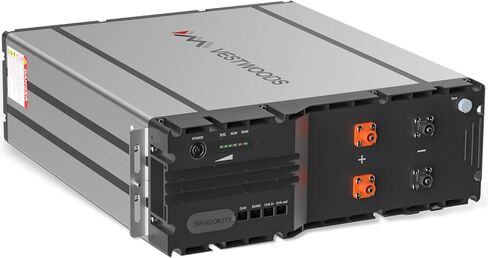 بطارية فيستوودز 48V 100AH الليثيوم ، 16 خلايا LIFEPO4 5.12 كيلو وات ، 100A BMS 5120W ، 15 سنة من الحياة ، رف وجدار ، نظام شمسي ، RV ، تخزين الطاقة البحري ، خارج الشبكة ، ألواح الطاقة الشمسية in Saudi Arabia