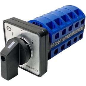 3 Position 5 Poles 25A 690V Changeover Rotary Cam Rotary Switch Silver Contact Control Motor LW26-25/5(012345) in Saudi Arabia