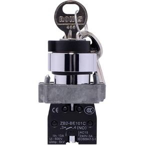 Key Rotary Switch XB2BG21C/BG33C/BG25C ZB2-BE101C Second Gear self-Reset(XB2BG25Csecondgear(1onand1off)) in Kuwait