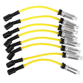 ACROPIX Car Spark Plug Coil Wires Ignition Coil Harness Cable Fit for Cadillac Escalade 8 Cyl 5.3L 8 Cyl 6.0L 2002-2006 No.12192133 - Pack of 8 in Saudi Arabia