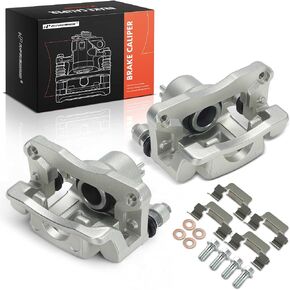 A-Premium Disc Brake Caliper Assembly with Bracket Compatible with Hyundai Vehicles - Santa Fe 2001-2006 - Rear Driver and Passenger Side, 2-PC Set in Kuwait