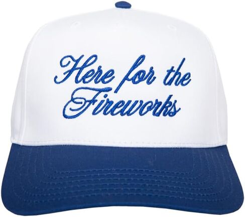 KATYDID Here for The Fireworks 4th of July Hat in Saudi Arabia