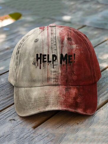 Problem Solved Halloween Hat Horror Funny Halloween Unisex Hat Bloody Cap in Saudi Arabia