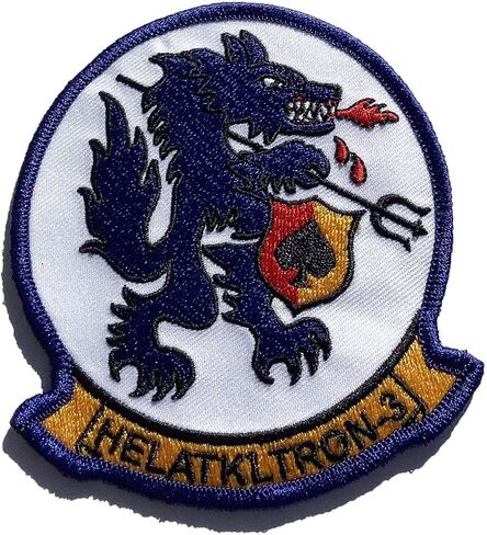 HAL-3 Seawolves Patch – Sew On, 4" in Saudi Arabia