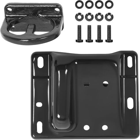 KUAFU Front Bumper Bracket Compatible with 2003-2018 Dodge Ram 2500 3500 Replace for 68196252AB, CH1067140, 68196253AB, CH1066140 Bumper Support Retainer Mounting Braces W/Tow Hook Powder Coated Pair in Saudi Arabia