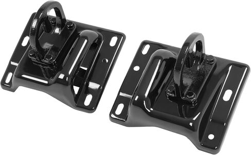 KUAFU Front Bumper Bracket Compatible with 2003-2018 Dodge Ram 2500 3500 Replace for 68196252AB, CH1067140, 68196253AB, CH1066140 Bumper Support Retainer Mounting Braces W/Tow Hook Powder Coated Pair in Saudi Arabia