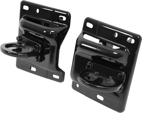 KUAFU Front Bumper Bracket Compatible with 2003-2018 Dodge Ram 2500 3500 Replace for 68196252AB, CH1067140, 68196253AB, CH1066140 Bumper Support Retainer Mounting Braces W/Tow Hook Powder Coated Pair in Saudi Arabia