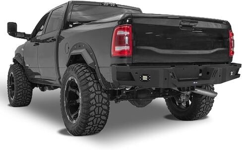 Hooke Road Ram 2500 Front & Rear Bumpers Kit w/Winch Plate for 2019 2020 2021 2022 2023 2024 Dodge Ram 2500 Truck in Saudi Arabia