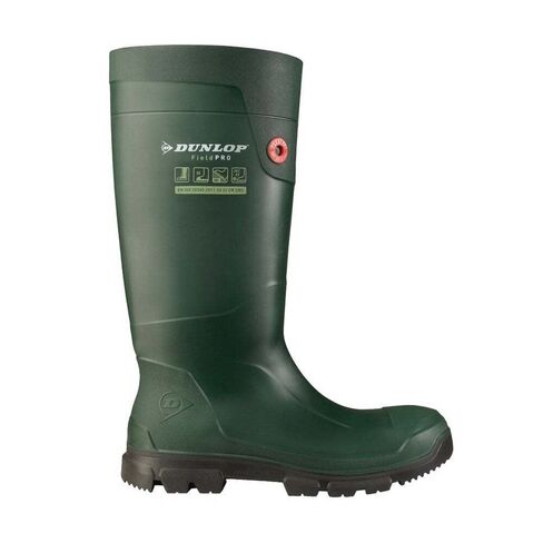 DUNLOP Protective Footwear, Purofort FieldPRO full safety (green/black), EG62E33.42, Size 9 US in Saudi Arabia