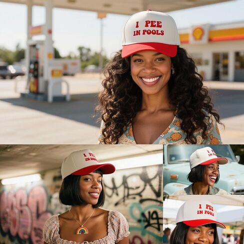 Funny Trucker Hats Embroidered Vintage Snapback Hat for Women Put It On My Husband's Tab Hats Gag Gifts Baseball Cap Red in Saudi Arabia