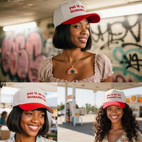 قبعة سائق شاحنة مضحكة مطرزة قبعة Snapback عتيقة للرجال وضعها على هدايا هدايا زوجي. in Saudi Arabia