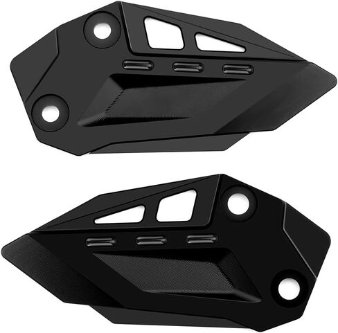 واقي مسند قدم الدراجات النارية متوفرة مع Kawasaki Ninja zx4r zx4rr 2023 2024 2025 | مجموعة أطباق الكعب الخلفي ZX-4R ZX-4RR ZX400 (Black-2) in Saudi Arabia