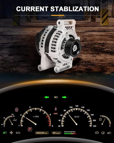 ROADFAR Alternator Compatible for For Chevrolet For Cobalt 2.2L 2.4L 2006-2007, For Hhr 2.2L 2.4L 2006-2007, For Pontiac G5 2.2L 2.4L 2007, For Pursuit 2.2L 2.4L 2006, Replace 11140 in Saudi Arabia