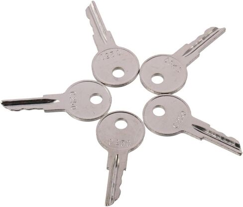 BYOBYO 10 PCS C250 مفاتيح الإشعال ، 170151-001 089216-001 مفاتيح تقييمات السيارات بديلة أجزاء ل Crown Forklift ، للموجة ، من أجل walkie in Saudi Arabia