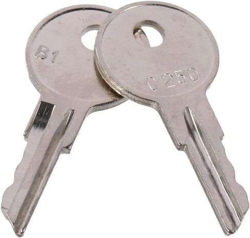 BYOBYO 10 PCS C250 مفاتيح الإشعال ، 170151-001 089216-001 مفاتيح تقييمات السيارات بديلة أجزاء ل Crown Forklift ، للموجة ، من أجل walkie in Saudi Arabia