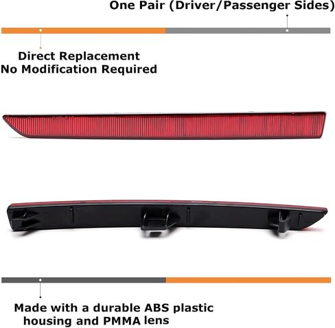 ijdmtoy oe-spec Black-Out Dark Smoked Lens Beacper Replacements متوافقة مع BMW F80 M3 ، F82/F83 M4 in Saudi Arabia
