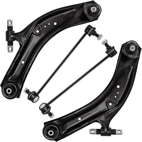 Detroit Axle - ذراع التحكم السفلي الأمامي W/Ball Consist + Sway Bar Link Links Replaces for 2014-2019 Nissan Rogue Sport - 4pc set in Saudi Arabia