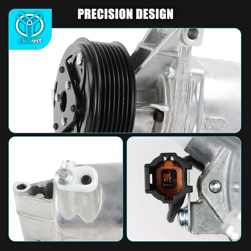 Air Conditioner AC Compressor with Clutch Fit for Nissa Juke 2012-2014 Versa 2011-2019 Versa Note 2014-2019 1.6L 57892 58892 5513076 6513076 7513076 926001CK1A 926001HC1B 926001HC2B in Saudi Arabia