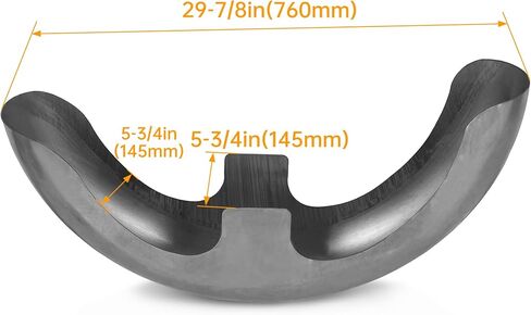 Ecotric 21 '' Wrap Frender Fender مصممة لعجلات 21x3.5 العجلات 120/70-21 متوافقة مع Harley Touring Softail Ultra Glide Glide Road Glide Electra Glide Road King Front Mudguard in Saudi Arabia