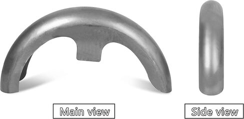 Ecotric 21 '' Wrap Frender Fender مصممة لعجلات 21x3.5 العجلات 120/70-21 متوافقة مع Harley Touring Softail Ultra Glide Glide Road Glide Electra Glide Road King Front Mudguard in Saudi Arabia