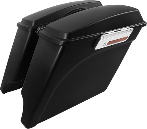 أكياس السرج Slmoto 5 "أكياس سرج ممتدة و Fender الخلفية تناسب Harley Cvo Touring flt flhtcu flhrc Road Road Road Glide Glide Electra Glide Ultra-Classic Softail Dyna Sportster 09-13 in Saudi Arabia